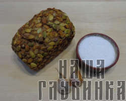 100% ржаной хлеб в тыквенных семечках