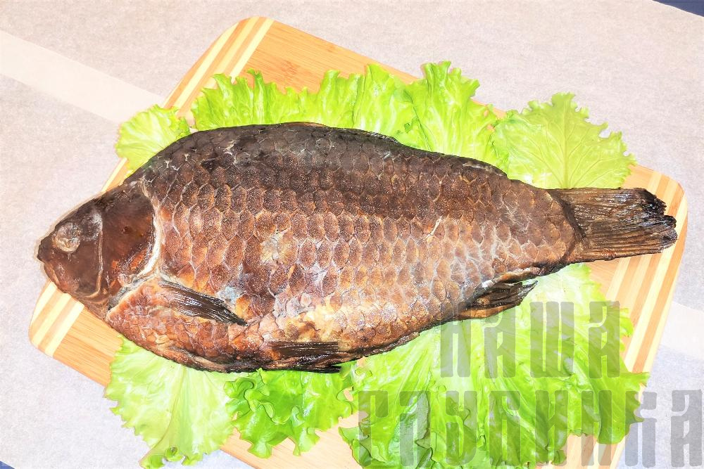 Карась горячего копчения